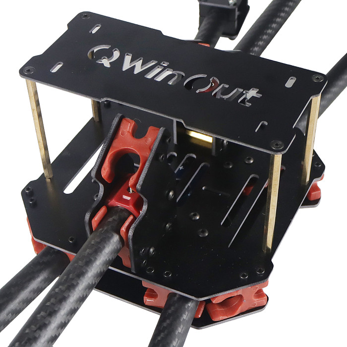 QWINOUT 10inch 424mm Frame Carbon Fiber aerial photography Toothpick RC Drone FPV Quadcopter