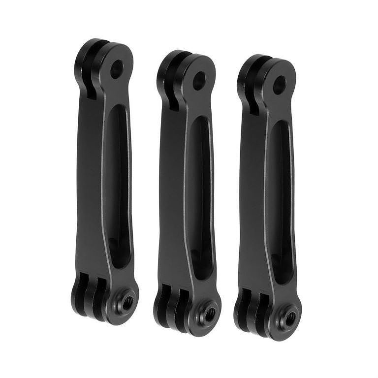 For GoPro13 CNC Stainless Steel 304 1/4  to 1/4 or 3/8  Male to Male Screw Adapter Double Head Converter SLR Camera Monitor Flash Tripod