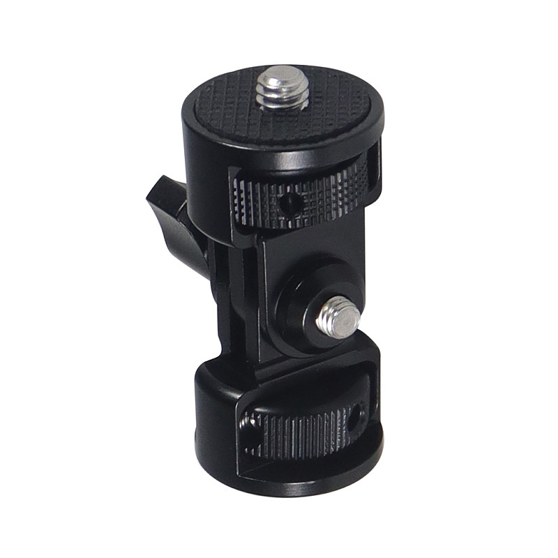 BGNING Reinforced 360° Anti-Reverse CNC 1/4 to 1/4 Adjustable Metal Adapter For Insta360 ONE R/X2/GOPRO13/10/9/8/MAX GOPRO/DJI Osmo Action