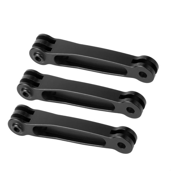 For GoPro13 CNC Stainless Steel 304 1/4  to 1/4 or 3/8  Male to Male Screw Adapter Double Head Converter SLR Camera Monitor Flash Tripod