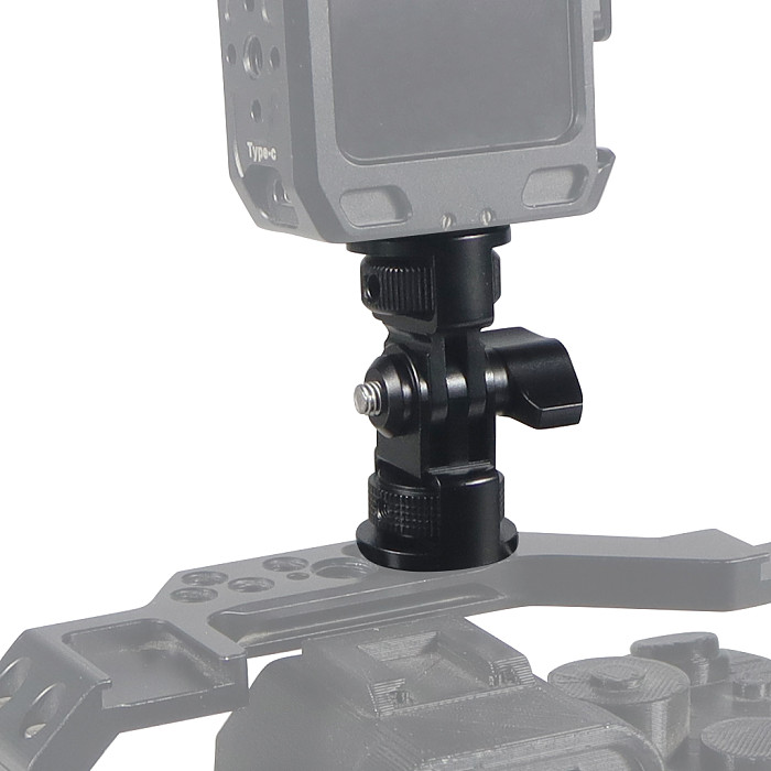 BGNING Reinforced 360° Anti-Reverse CNC 1/4 to 1/4 Adjustable Metal Adapter For Insta360 ONE R/X2/GOPRO13/10/9/8/MAX GOPRO/DJI Osmo Action