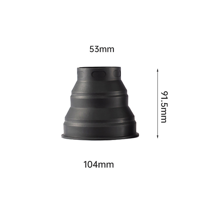 Universal Rubber Camera Lens Hood Anti-reflective Silicone Lens Protector 53-72mm 72-112mm Lens for Nikon Canon Sony DSLR Camera