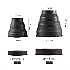 Universal Rubber Camera Lens Hood Anti-reflective Silicone Lens Protector 53-72mm 72-112mm Lens for Nikon Canon Sony DSLR Camera