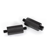 Aluminum alloy tripod conversion screw 1/4 turn 1/4 double head extension rod nut suitable for camera tripod adapter screw