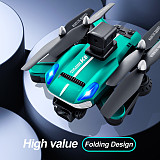 K8 4K HD Drone Dual Aerial Camera  Four-axis Folding Aircraft Obstacle Avoidance  Rc Helicopter Gift Toys