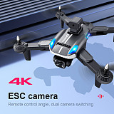 K8 4K HD Drone Dual Aerial Camera  Four-axis Folding Aircraft Obstacle Avoidance  Rc Helicopter Gift Toys