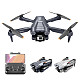 LSRC MINI4 4K 1080P Foldable Drone Dual Lens Aerial Photography Quadcopter Fixed Height Remote Control Aircraft Toy Gift