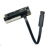 R43SG Upgrade Version M.2 M-key to PCIe x16 4.0 for NVME Graphics Card Dock w 8pin to Dual 6+2pin Graphics Card Power Cable