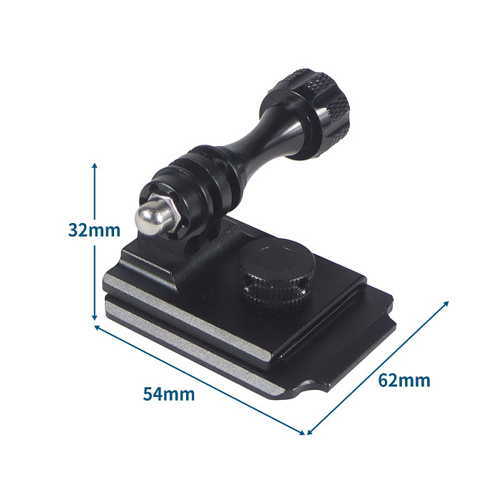 Motorcycle Riding Helmet Mount Kit for GOPRO13 Hero 11 10 9 Aluminum Alloy Base Holder Adapter Action Camera Accessories
