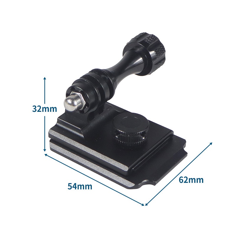 Motorcycle Riding Helmet Mount Kit for GOPRO13 Hero 11 10 9 Aluminum Alloy Base Holder Adapter Action Camera Accessories