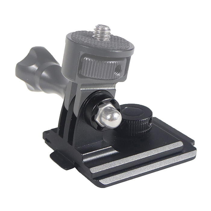 2022 Helmet Fix Mount Base Camera Holder Adapter Double Lock for GoPro Hero 13 11 10 DJI Action 2 Insta360 Motorcycle Riding Sports