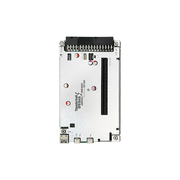 TH3P4 Mini GPU Dock Graphics Card Extension Dock External Graphics Thunder 3/4 PD 60W 40Gbps DC/ATX Power Supply Installation