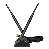 2.4G/5G Dual-Band Antenna with 6.5Ft Extension Cable 6DB Magnetic Base Wireless Network Card WIFI SMA Antenna