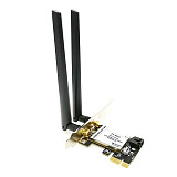 Atheros AR5B22 Dual Band 300Mbps PCI-E PCI Express X1 X16 Wireless WiFi Adapter card with Bluetooth-compatible 4.0 For Desktop PC
