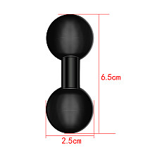 Aluminum Alloy 1 inch 25mm to 25mm/17mm to 25mm Ballhead Adapter for Dual Ball Mount Holder Socket Arm for Gopro Action Camera