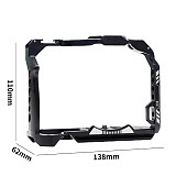 Aluminum alloy SLR rabbit cage accessories camera protection frame is suitable for Canon EOS R10 cameras