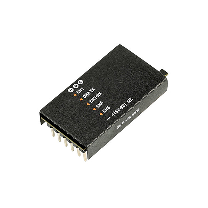BETAFPV - 2.4GHz ELRS Micro Receiver, 5 channel PWM output, suitable for long range fixed wing helicopter models, boat models