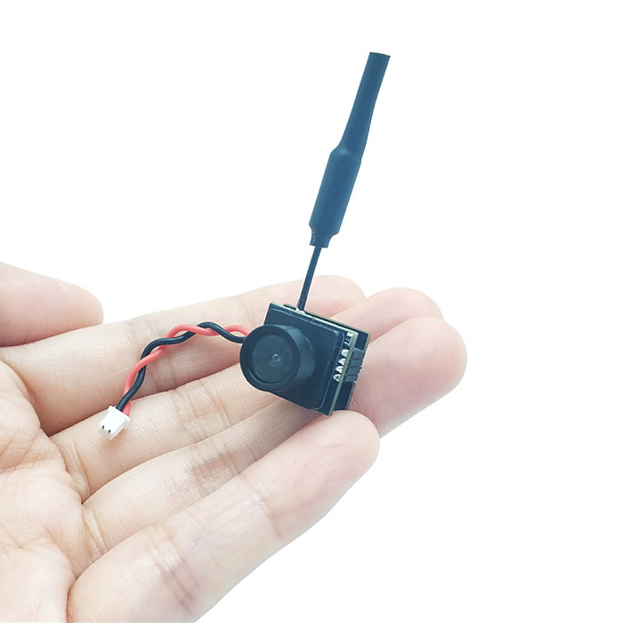 Wide angle camera 3.6 °, 5.8G 120G 48HP 25MW 600TVL, built-in image transmission, micro FPV camera for RC FPV Drone