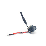 Wide angle camera 3.6 °, 5.8G 120G 48HP 25MW 600TVL, built-in image transmission, micro FPV camera for RC FPV Drone