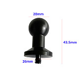BGNing 20mm to 1 4 Screw Adapter for Gopro / Insta360 Action Camera Phones GPS Holder Part Photography