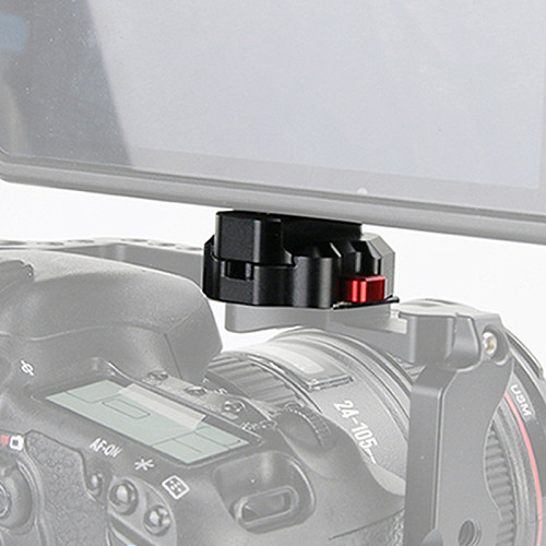 Mini V Mount Quick Release Plate Fast Lock 1/4 Screw ARRI Locating Pin for DSLR Camera Cage Rig Monitor Video Gimbal Stabilizer