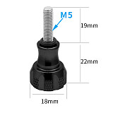 M5 Thumb Screw Aluminum Alloy Hex Socket Knob Nut Bolt Adapter for GoPro Hero 11 10 9 8 5 Yi 4K SJCAM Action Cameras Accessories