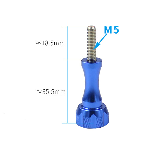 M5 Thumb Screw Aluminum Alloy Hex Socket Knob Nut Bolt Adapter for GoPro Hero 11 10 9 8 5 Yi 4K SJCAM Action Cameras Accessories