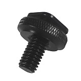 Cold Shoe Mounting Screws 3/8 Inch Double Nuts Conversion Screw For DSLR Camera Hot Shoe Head Mount Photo Studio Accessories