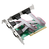 PCI To 1 Port Parallel 25pin DB25 / PCI to Serial Port Printer Port Controller Expansion Card Adapter Converter with TX382A Chip