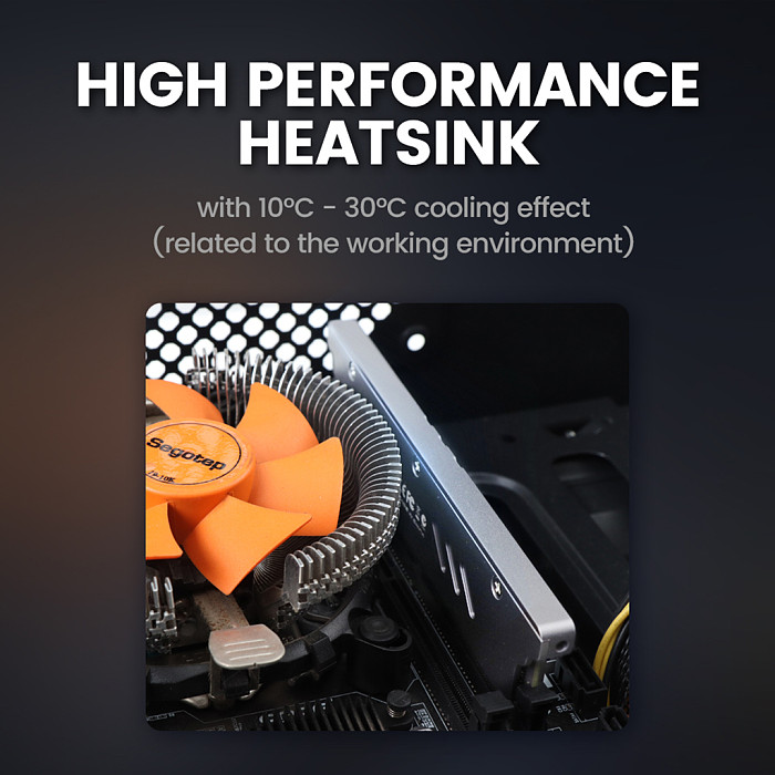 JEYI  RAM Heatsink  All Aluminum Support different type of RAM For DDR2 DDR3 DDR4 DDR5