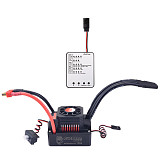 Surpass Hobby Waterproof Brushless Senseless Speed Controller 45A 120A  ESC with LED Programing Card for 1/8 1/10 1/12 RC Car