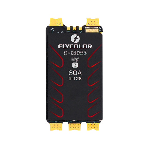 FLYCOLOR X-Cross HV3 60A 80A 120A 160A 5-12S BLHeli32 Brushless ESC for RC Airplane Multirotor X-Class Cinelifter FPV Drone
