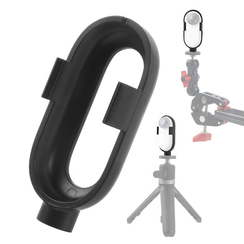 FEICHAO 1/4  Thread Camera Protective Shell Plastic Frame Mount Holder Bracket For Insta360 GO 2 Action Camera Photography Vlog