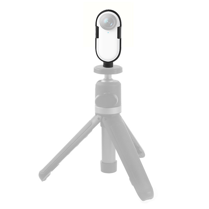 FEICHAO 1/4  Thread Camera Protective Shell Plastic Frame Mount Holder Bracket For Insta360 GO 2 Action Camera Photography Vlog