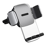 Baseus Car Phone Holder Control Clamp Car Mount  Cradle Dashboard Mount Stand For 4.7-6.7 Inches Iphone/Samsung/Huawei/Xiaomi Phone