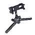 Mobile Phone Holder Smartphone Clamp Tripod with Arca-Type Mount Cold Shoe Adapter for Mic Light Video Live Extend Clip Bracket