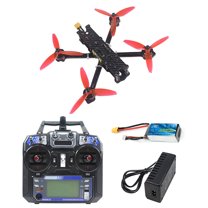 DIY F220  5inch 3-4S RC FPV Racing Drone Built-in OSD Betaflight with BLHeli-S 30A 4in1 ESC 2300KV Brushless Motor 2.1mm FPV Cam