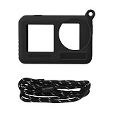 For DJI Action 3 Silicone Cover Protective Case Scratch-proof Camera Cover Protector Lanyard for DJI OSMO ACTION 3 Accessories