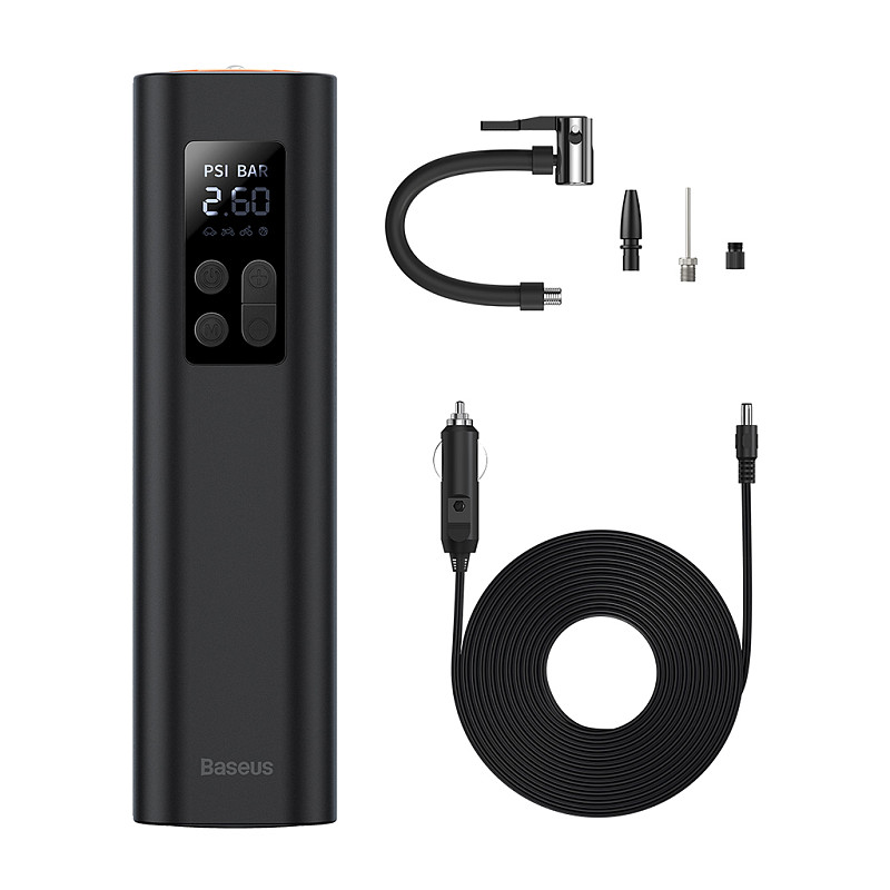 Baseus Portable Car Tire Super Mini Inflator 12v Digital Air Pump Compressor 150 PSI Auto