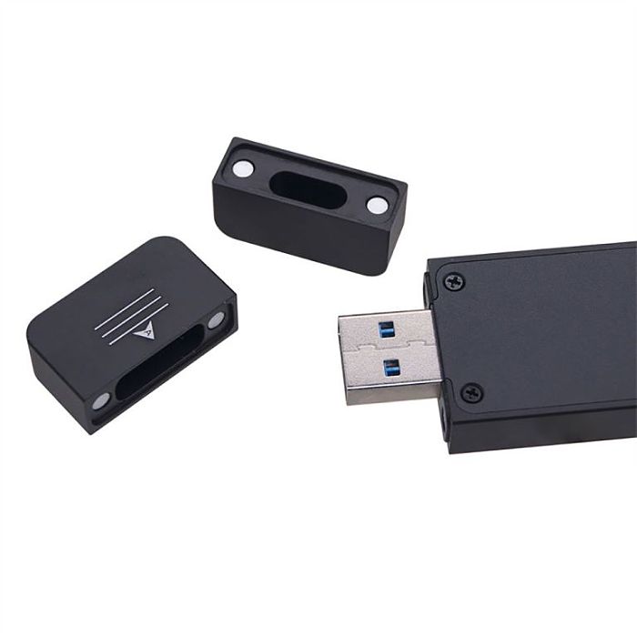 M.2 USB 3.1 Type C SSD Mobile Hard Disk Box Adapter 10Gbps for M2 NVME SATA Dual Protocol 2230-2280 External Enclosure SSD Case