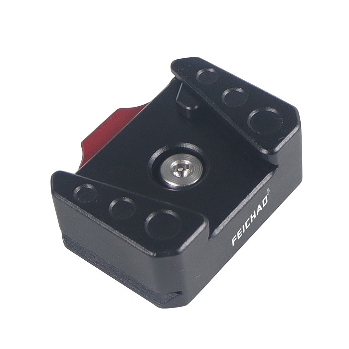 Monitor Quick Release Clamp Plate V Mount 1/4inch Screw Monitor Fixed Bracket for SLR Camera Tripod Ball Head Monitor LED Light