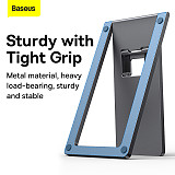 Baseus Foldable Metal Desktop Holder For iPhone 14 iPad Pro Iphone Tablet Desktop Stand Notebook Stand Laptop