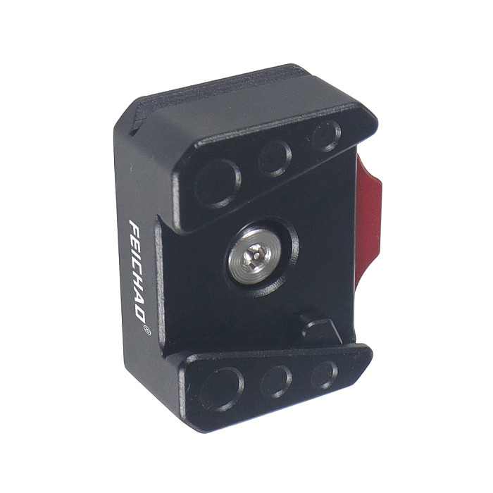 Monitor Quick Release Clamp Plate V Mount 1/4inch Screw Monitor Fixed Bracket for SLR Camera Tripod Ball Head Monitor LED Light