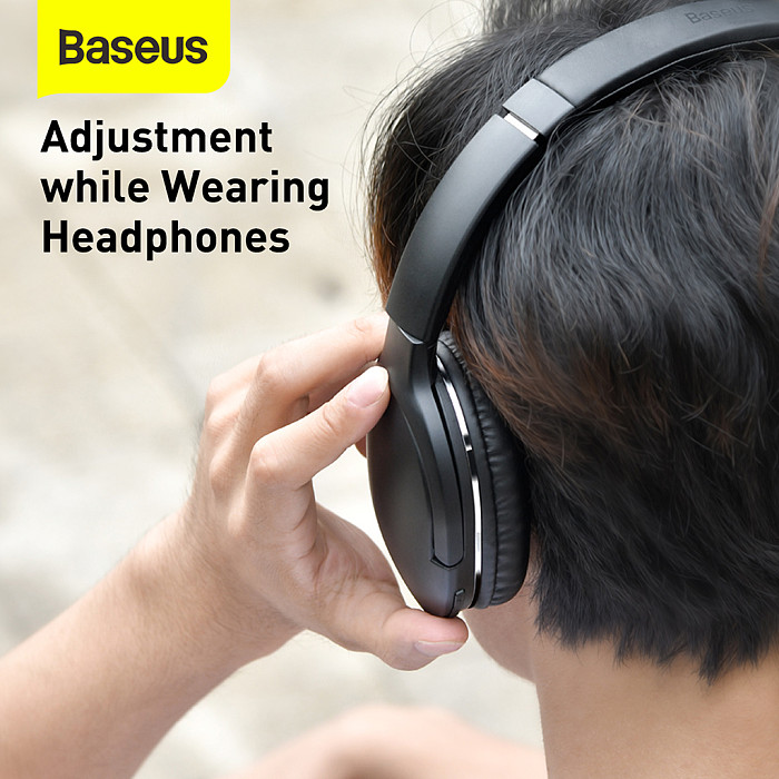 Baseus D02 Pro Over The Ear Headset Wireless Compatible -Bluetooth 5.0 Portable Headphones For Sports Game Electric Competition