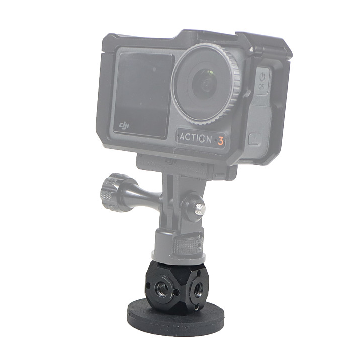 BGNING Aluminum Alloy Multi Screw Hole Conversion Photography Magnetic Cloud Mount Anti Inversion Installation Screw Hole 1/4 3/8 Alec Positioning For Iron Plane