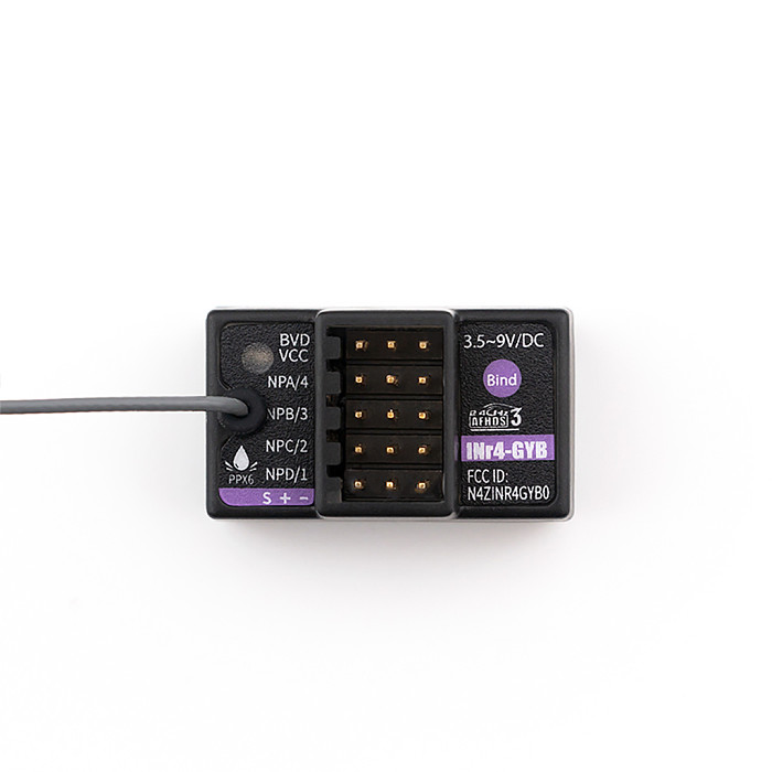 Flysky INr4-GYB 4-channel receiver with built-in gyroscope function for DIY RC Drone Multicopter