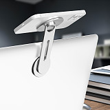 Mac extension hover screen magnetic flip stand for iPhone series phones Silver