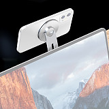 Mac extension hover screen magnetic flip stand for iPhone series phones Silver