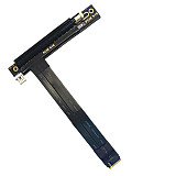M.2-mkey to PCIE X16 NVME-compatible to PCI-E 16x Extension Adapter Cable with M2 Interface for External 1050ti Graphics Cards
