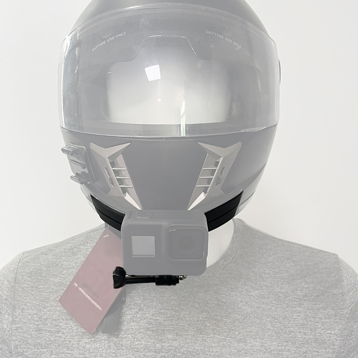 Motorcycle Helmet Camera Mount Motorbike Hat Stable Chin Bracket Support Holder Sports Cam Accessories Outdoor Cycling Supplies